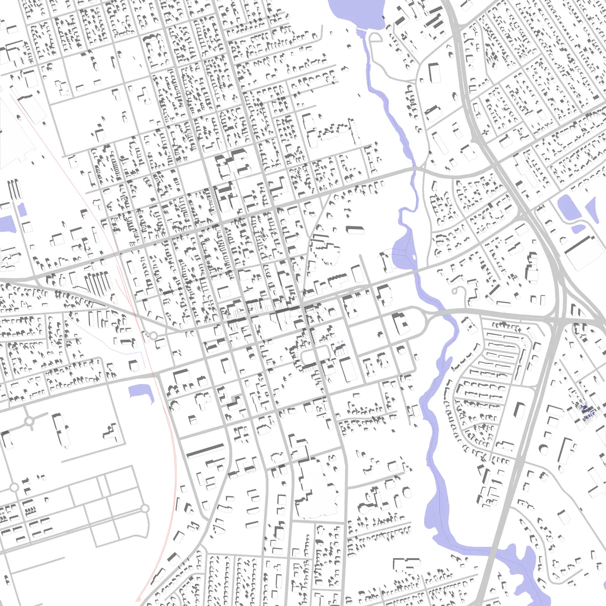 Dover site plan (2.5 km)