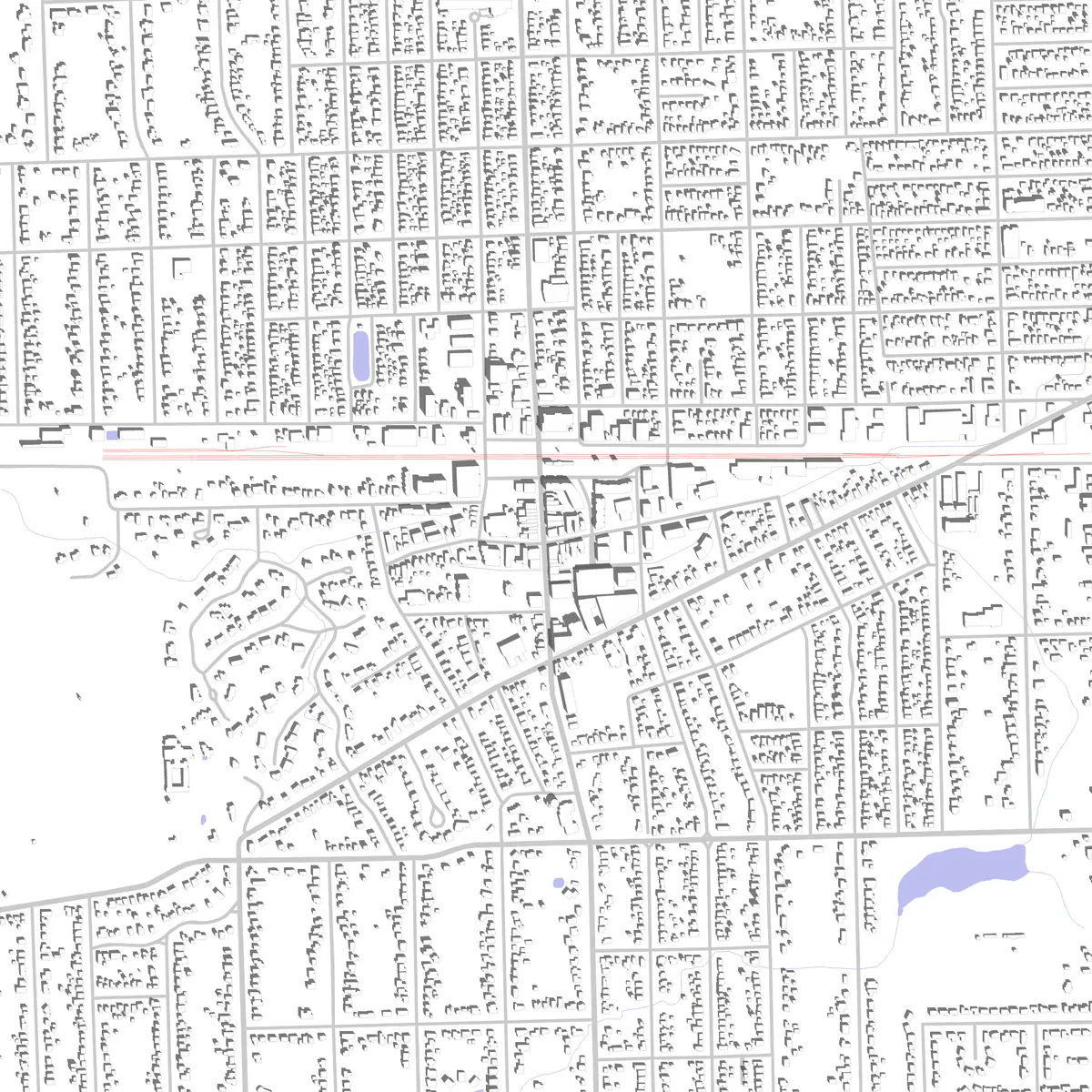 Downers Grove site plan (2.5 km)