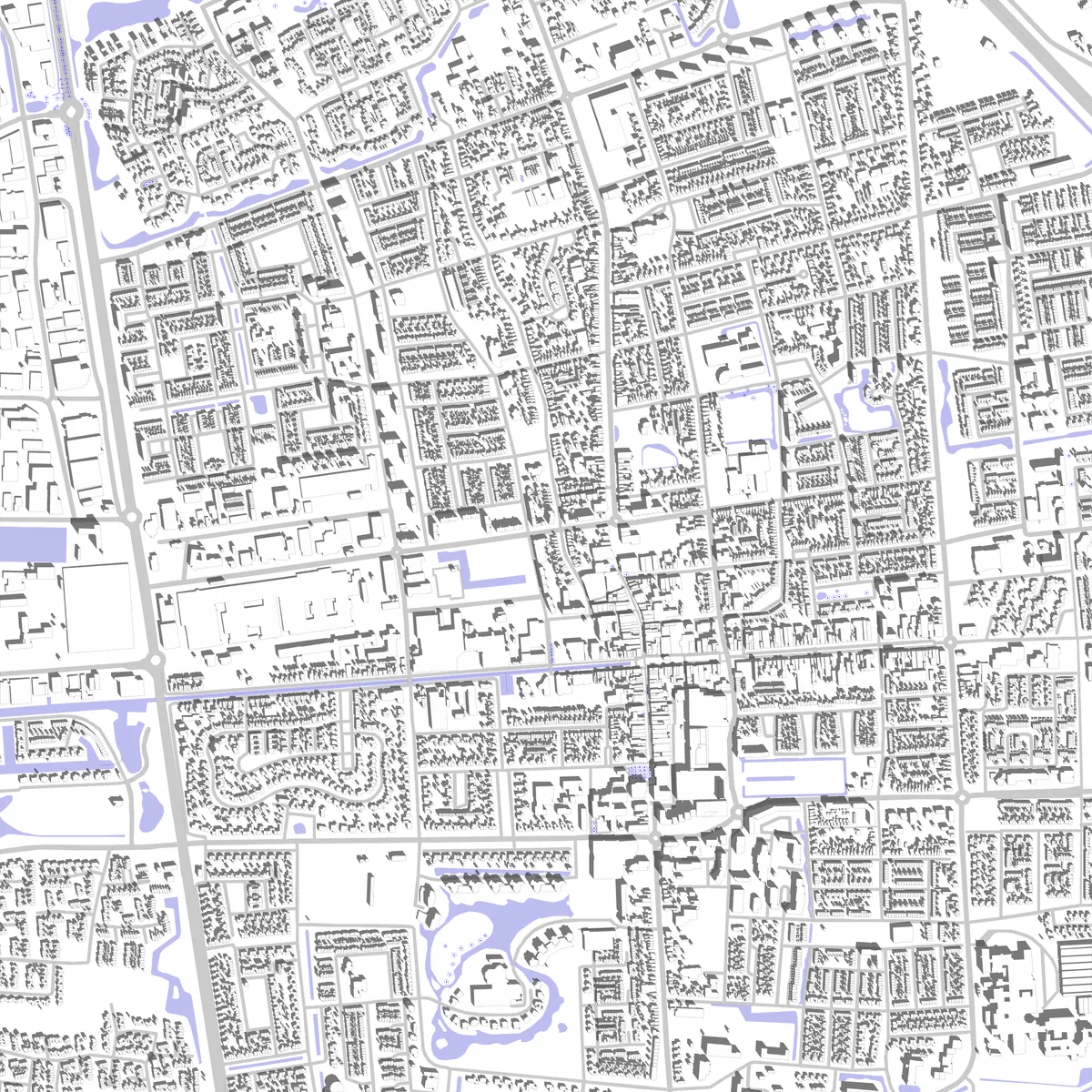 Drachten situatieplan (2,5 km)