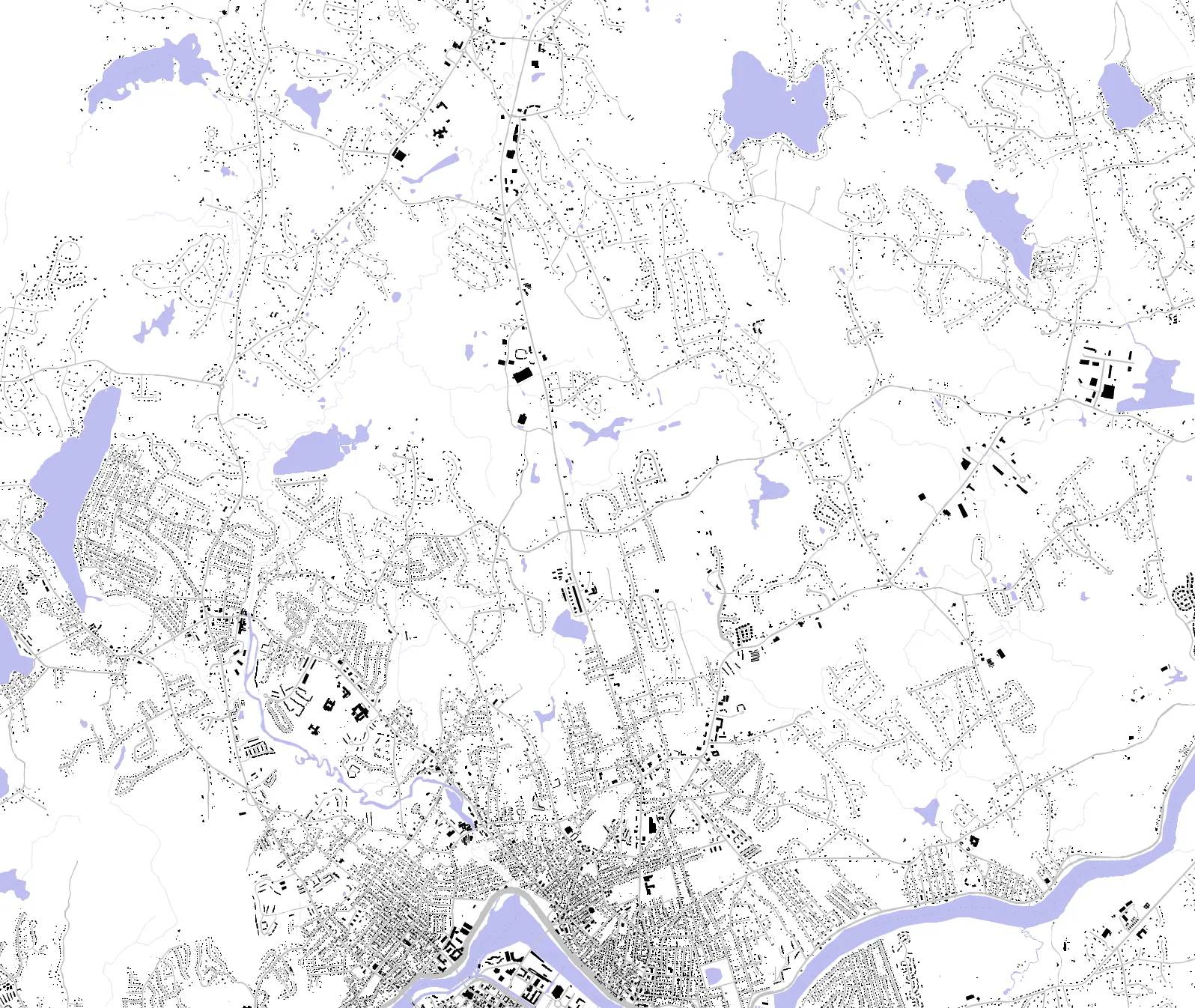 Dracut figure ground plan
