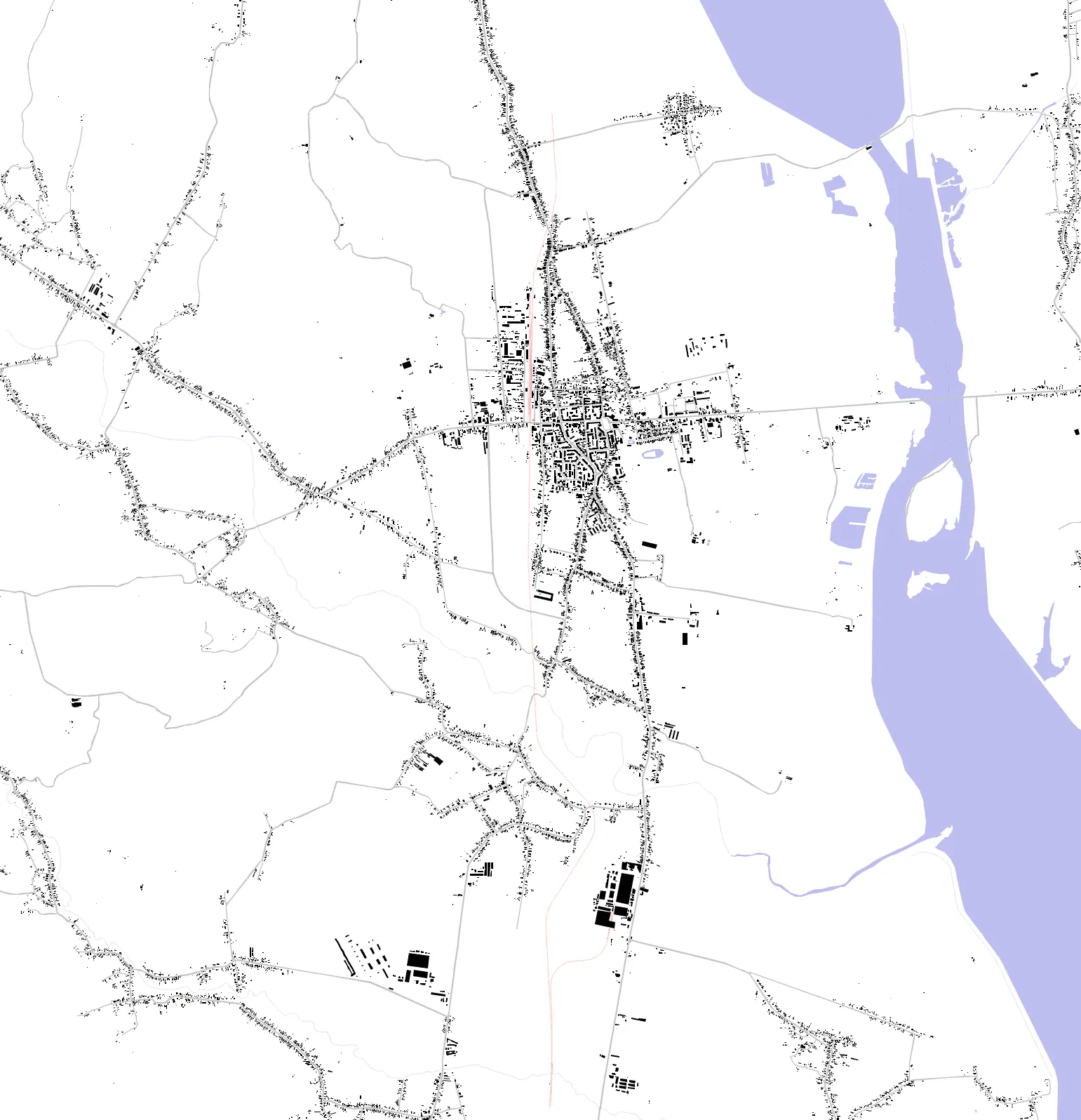 Drăgășani figure ground plan
