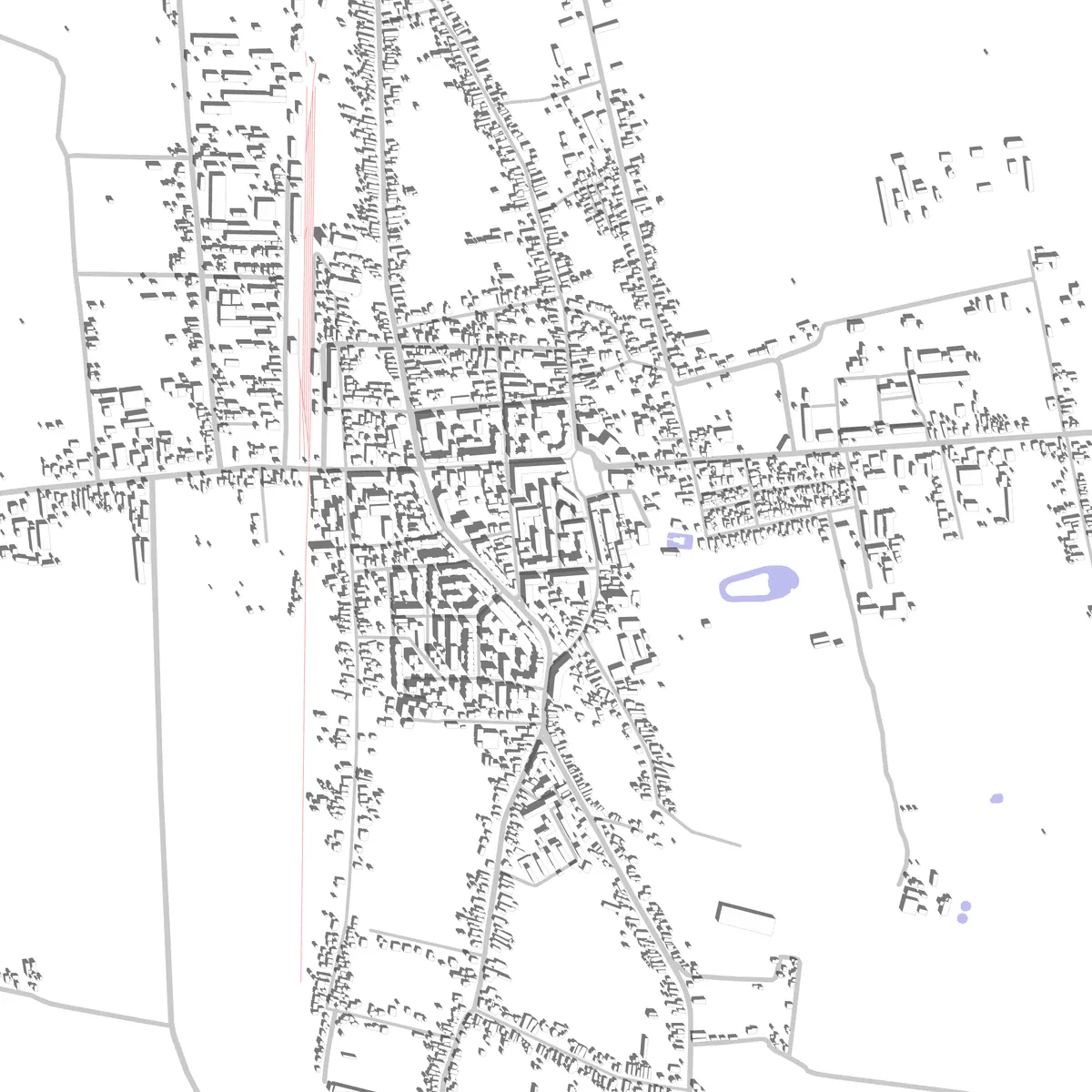 Drăgășani site plan (2.5 km)