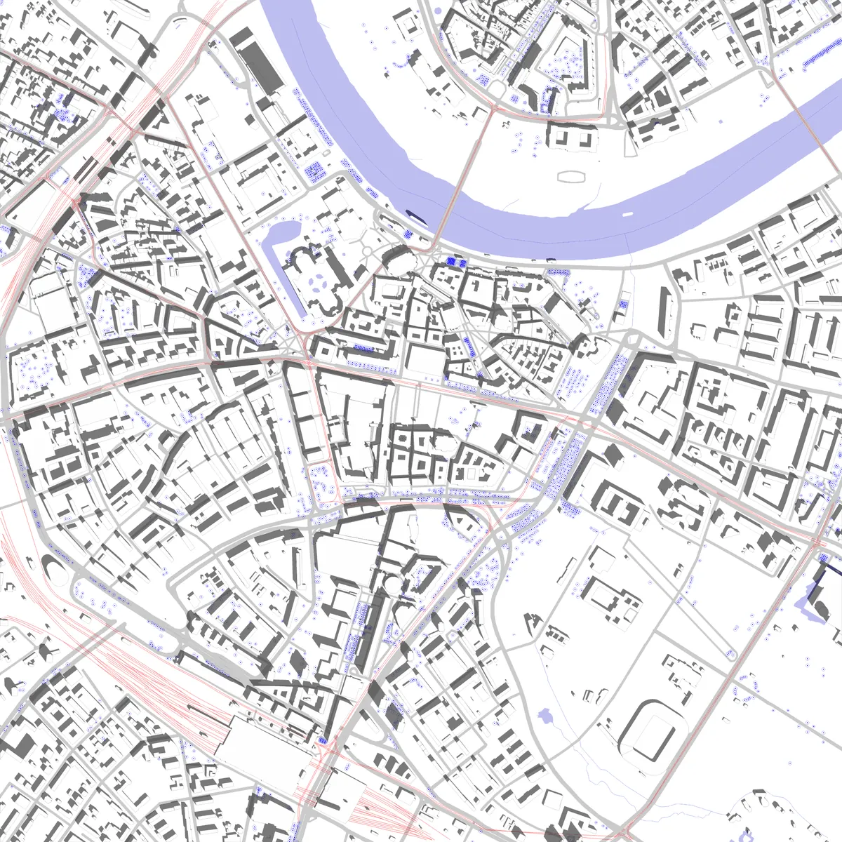 Dresden Lageplan (2,5 km)