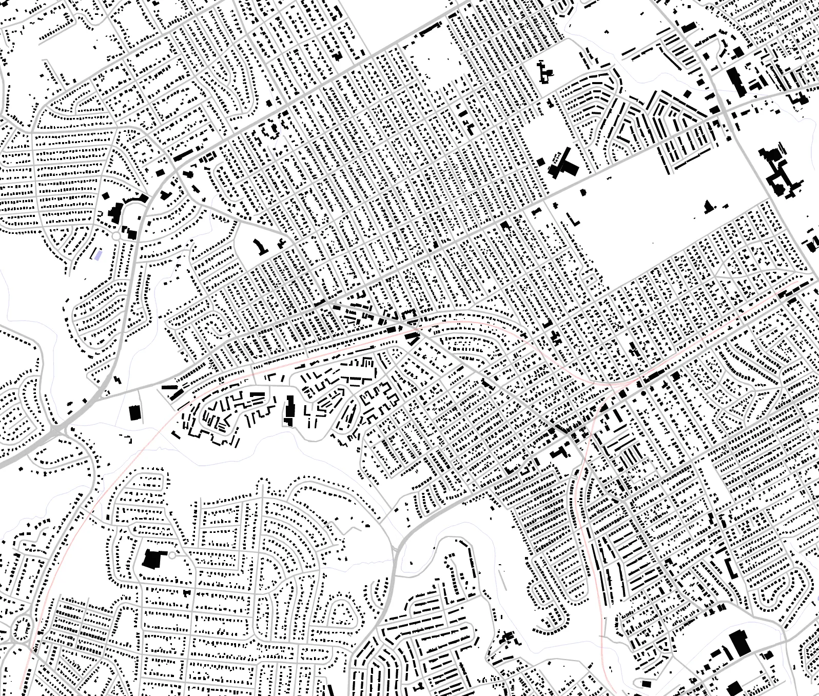Drexel Hill Schwarzplan