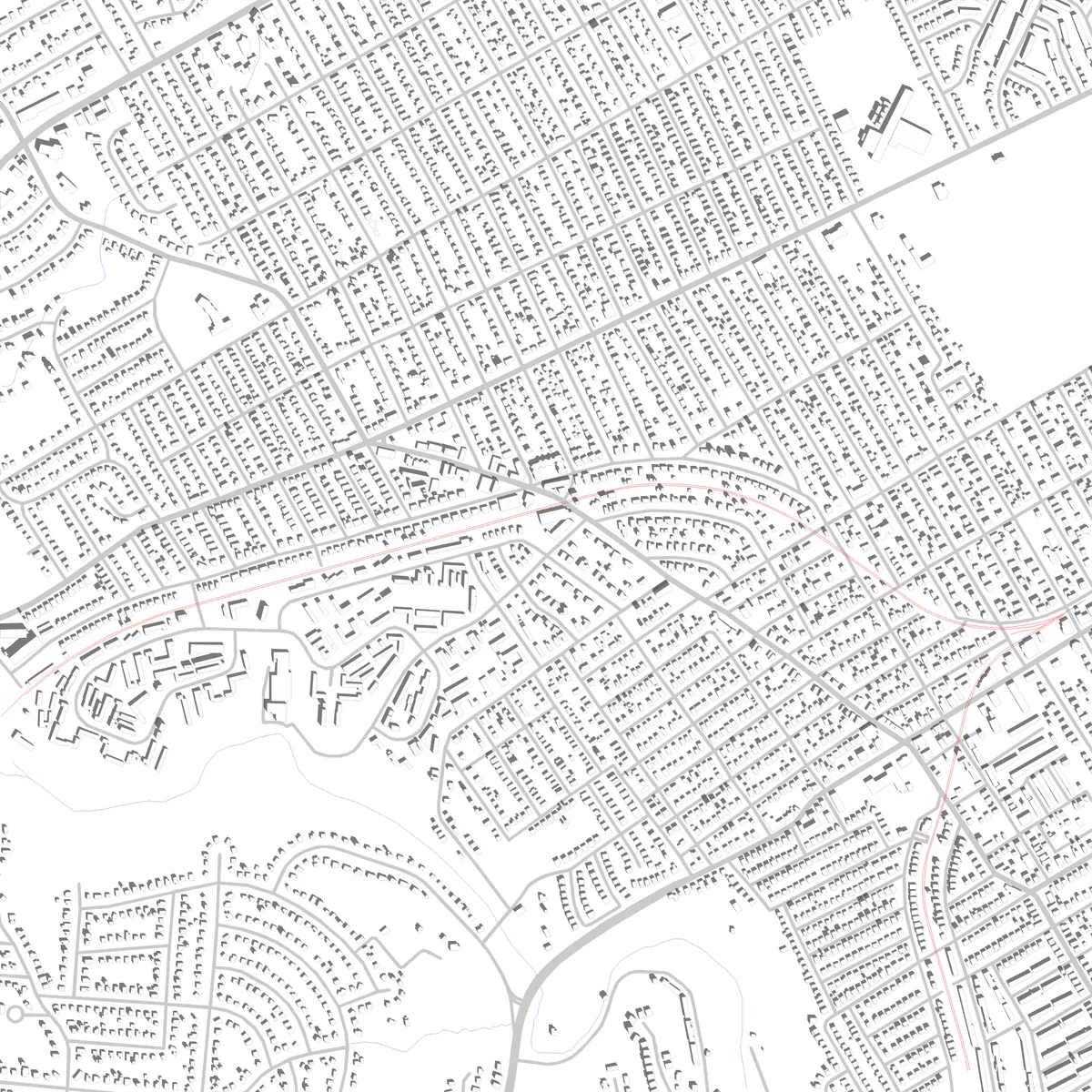 Drexel Hill Lageplan (2,5 km)
