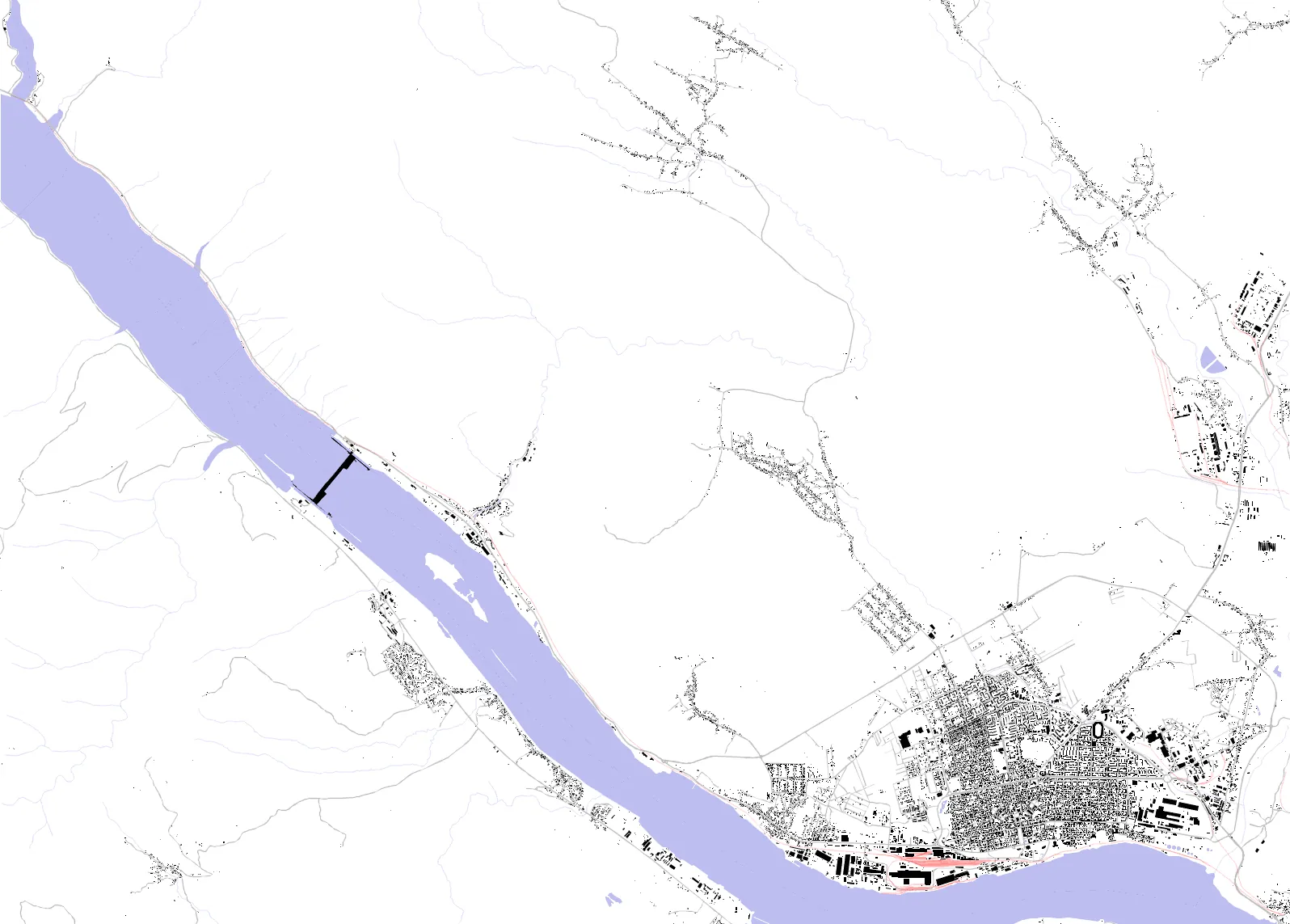 Drobeta-Turnu Severin figure ground plan