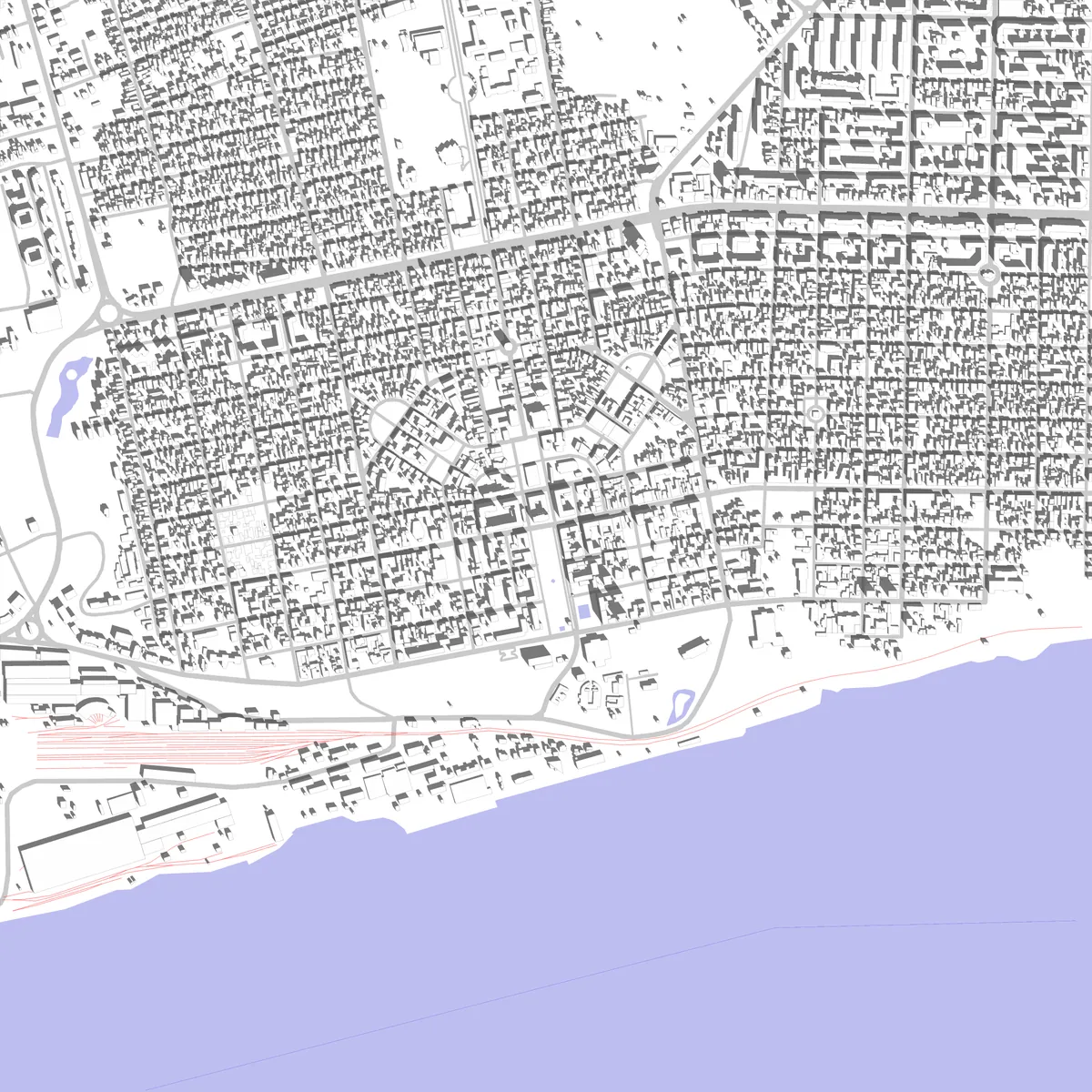Drobeta-Turnu Severin site plan (2,5 km)