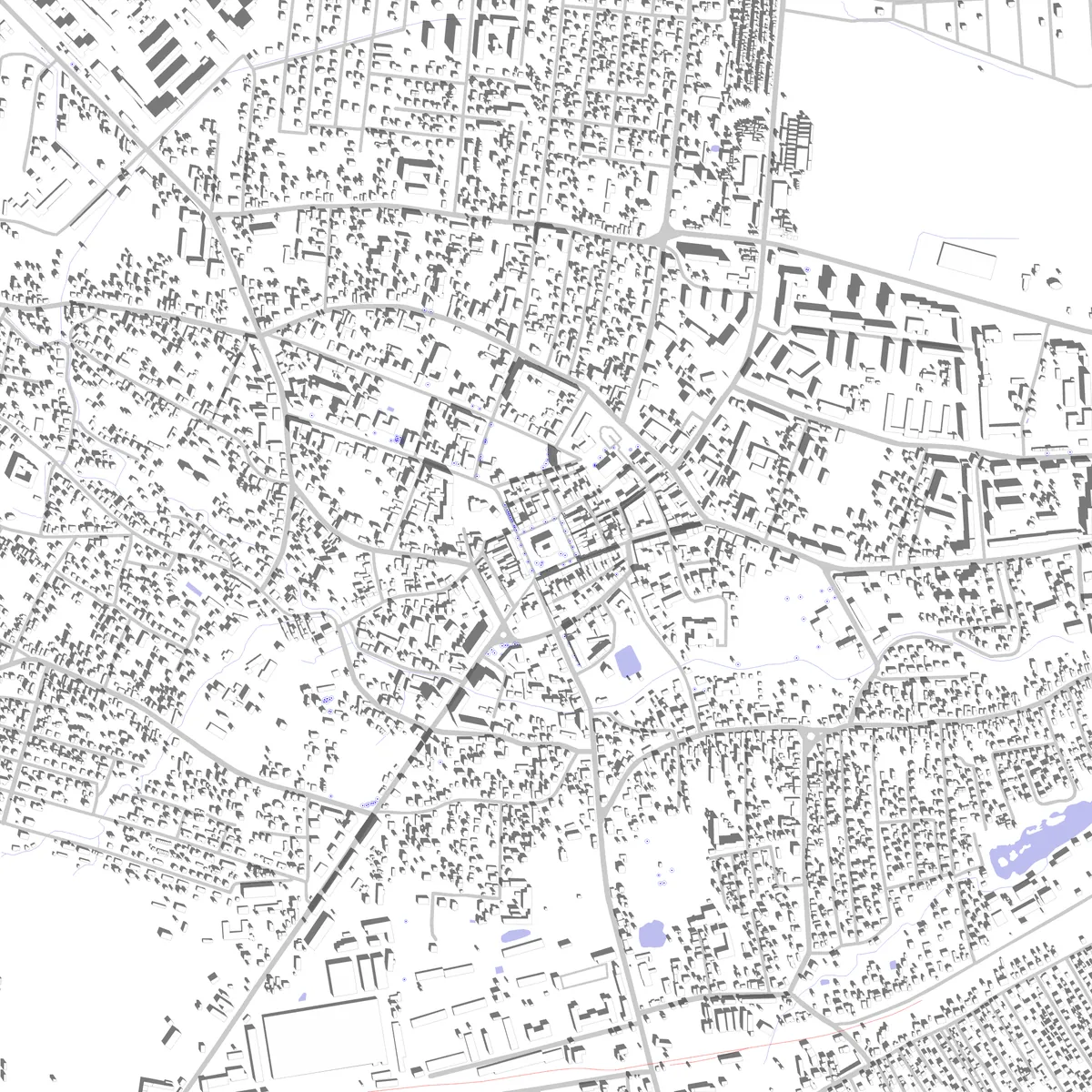 Drohobych site plan (2.5 km)
