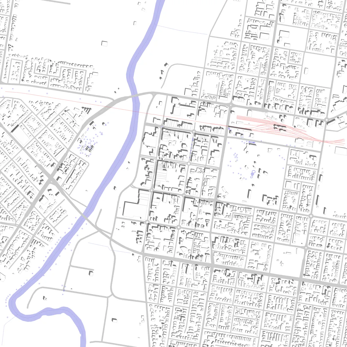 Dubbo site plan (2.5 km)