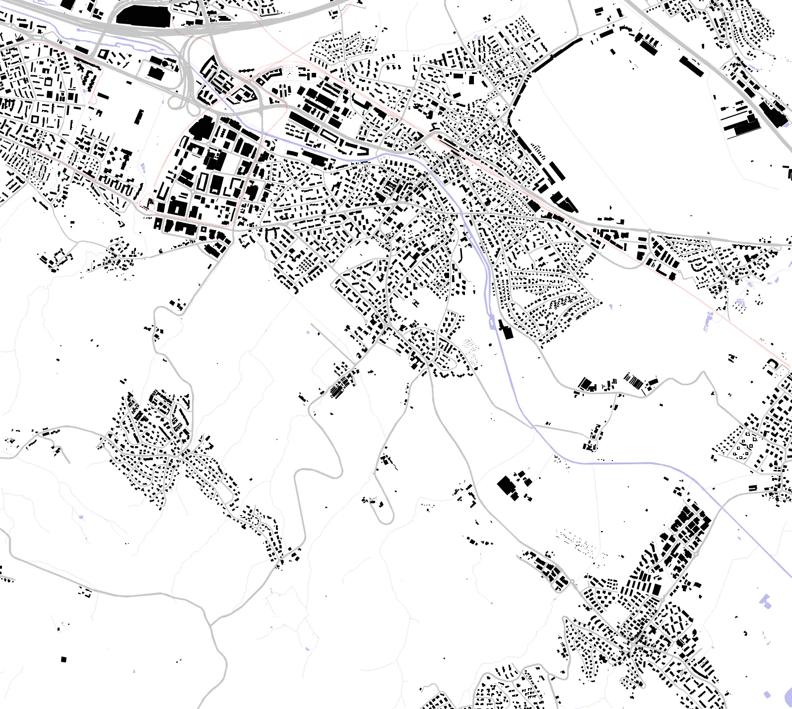 Dübendorf figure ground plan