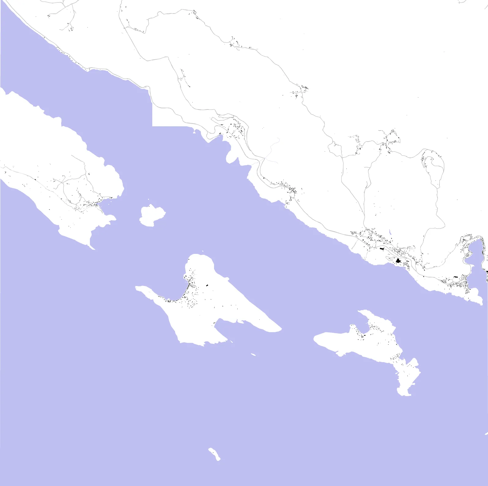 Dubrovnik figure ground plan