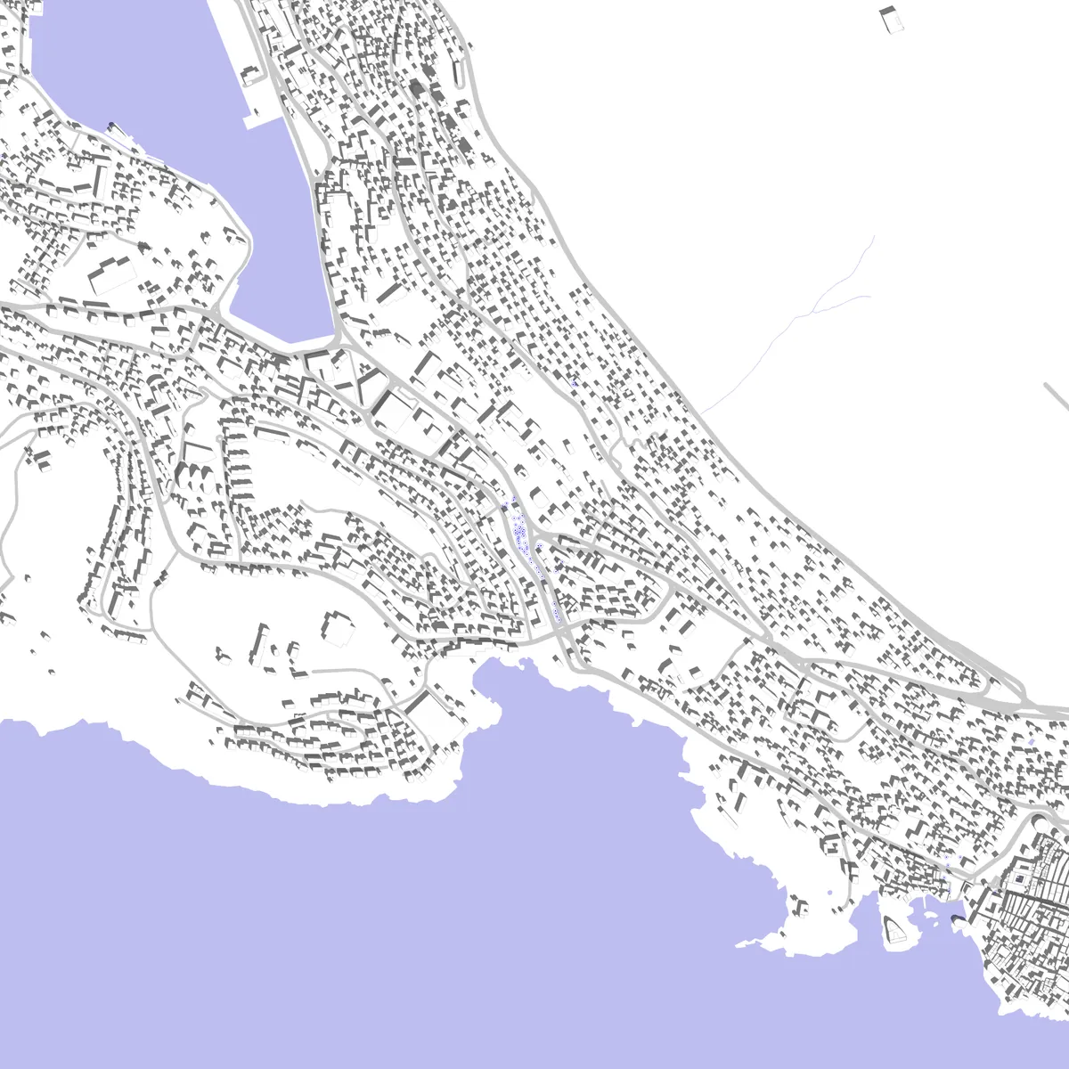 Dubrovnik site plan (2.5 km)