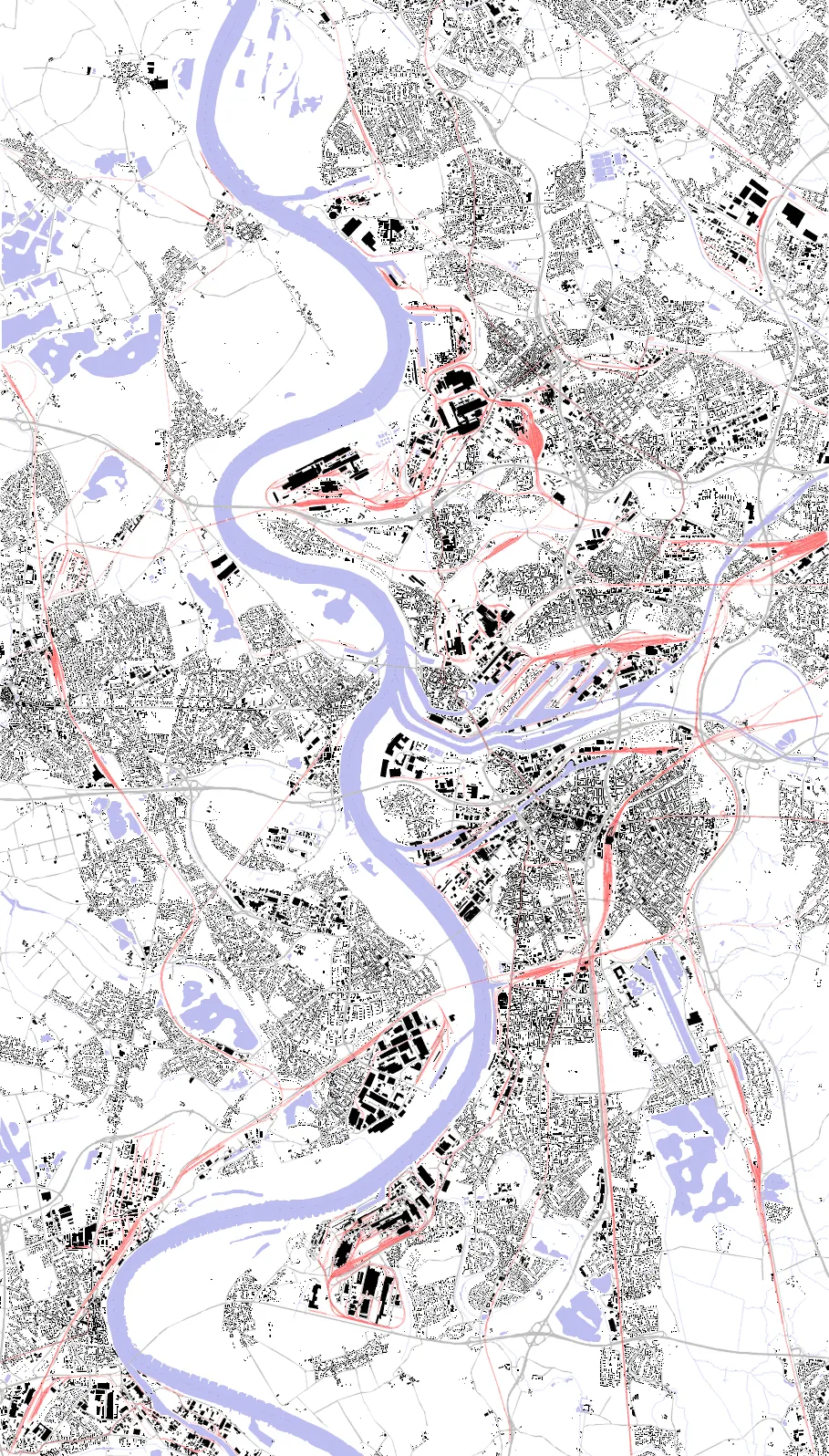 Duisburg Schwarzplan