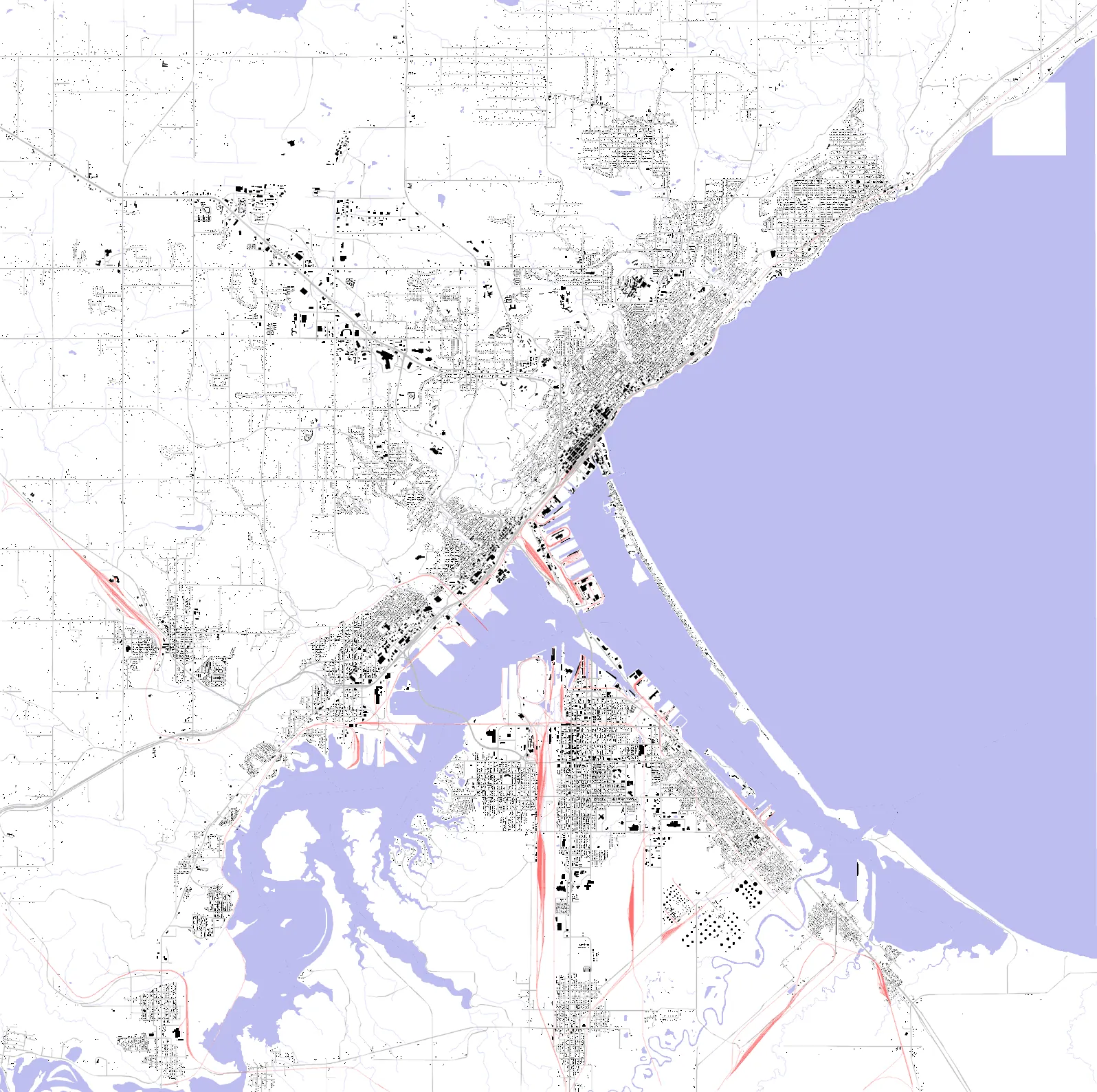 Duluth figure ground plan