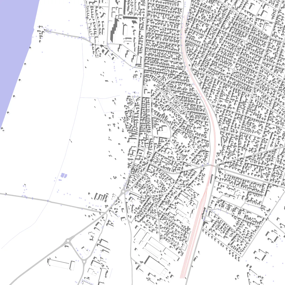 Dunakeszi Lageplan (2,5 km)