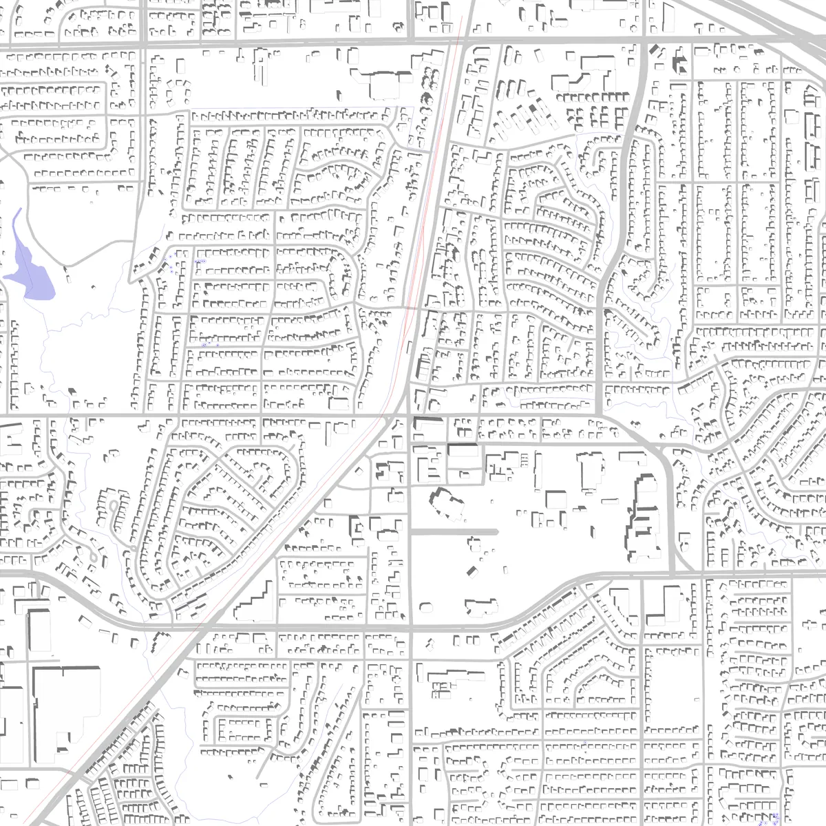 Duncanville Lageplan (2,5 km)
