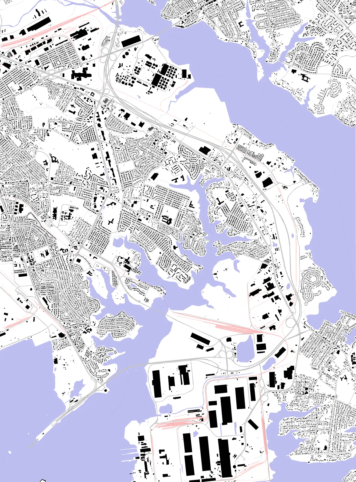 Dundalk Schwarzplan