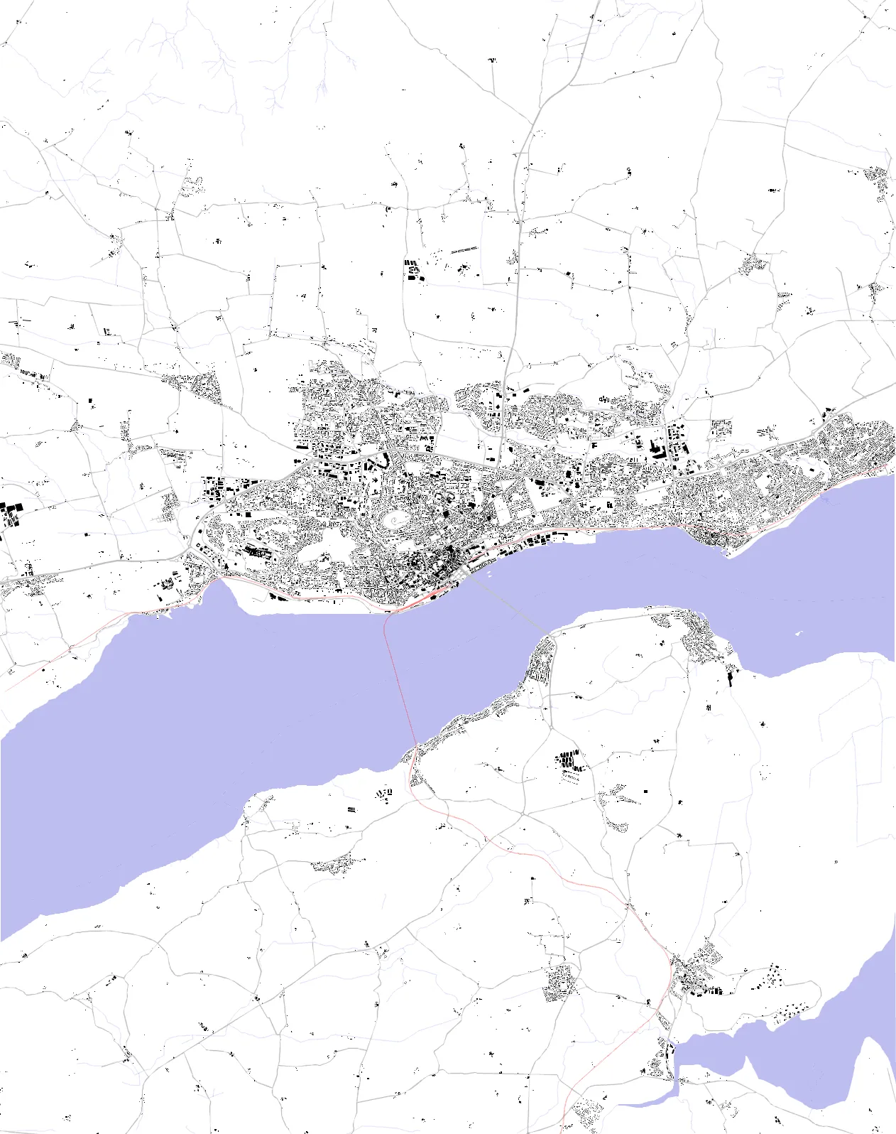 Dundee figure ground plan