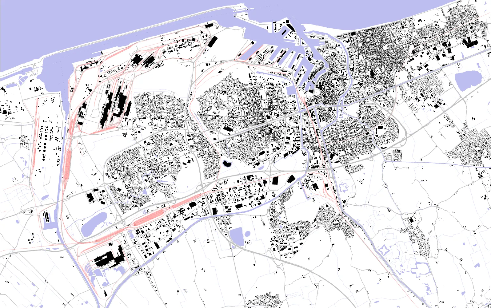 Dunkerque plan de masse