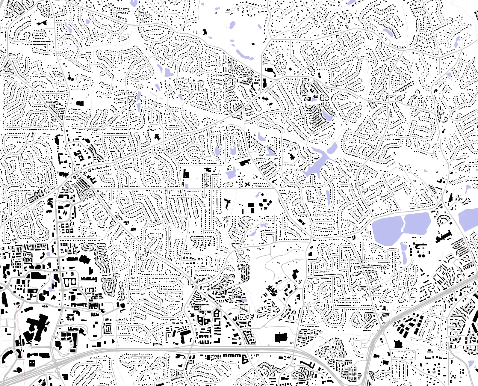 Dunwoody figure ground plan