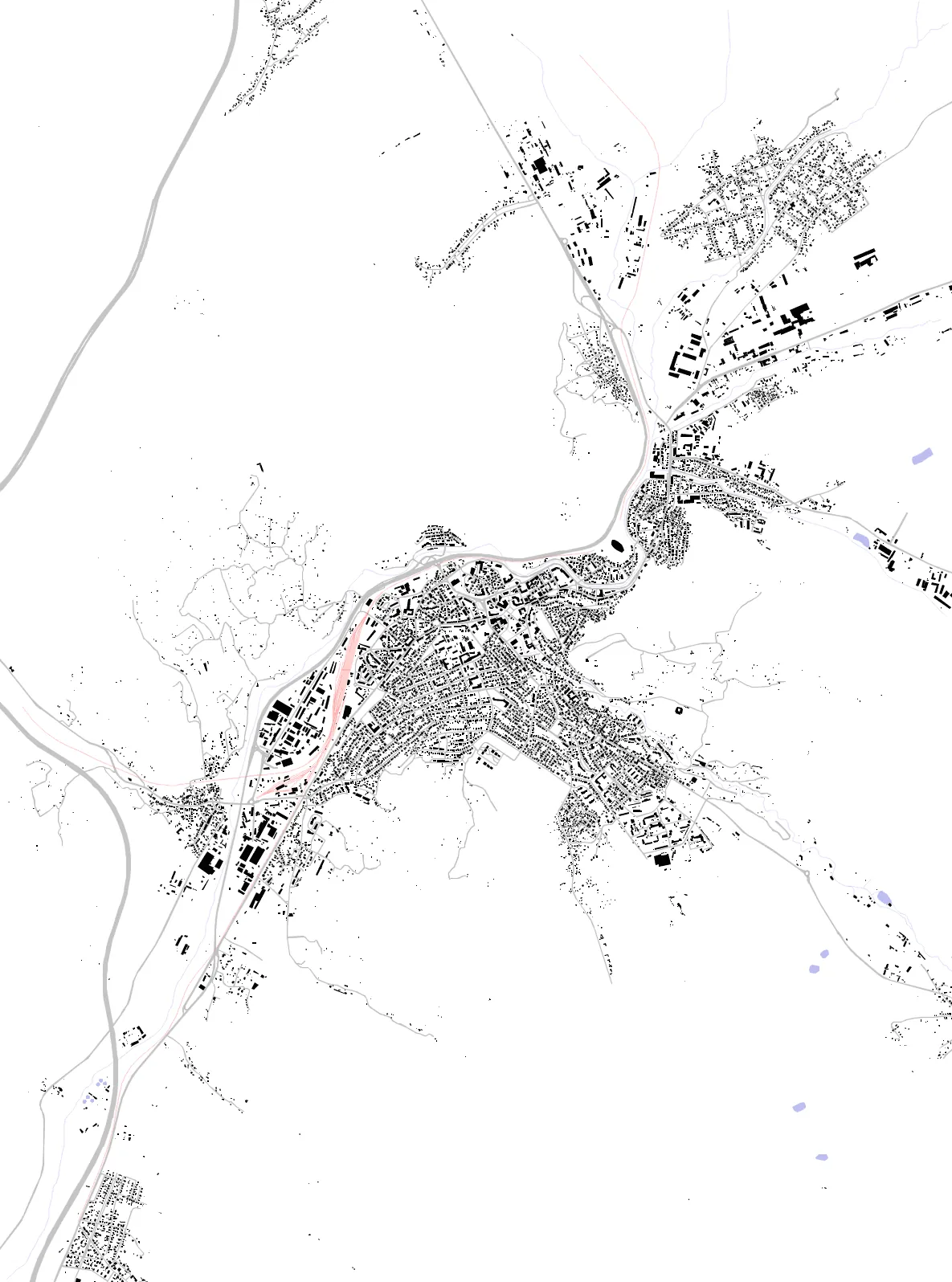 Dupnitsa figure ground plan