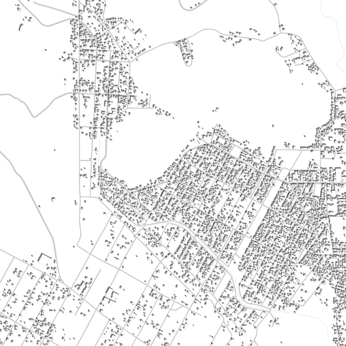 Duque de Caxias planta de localização (2,5 km)