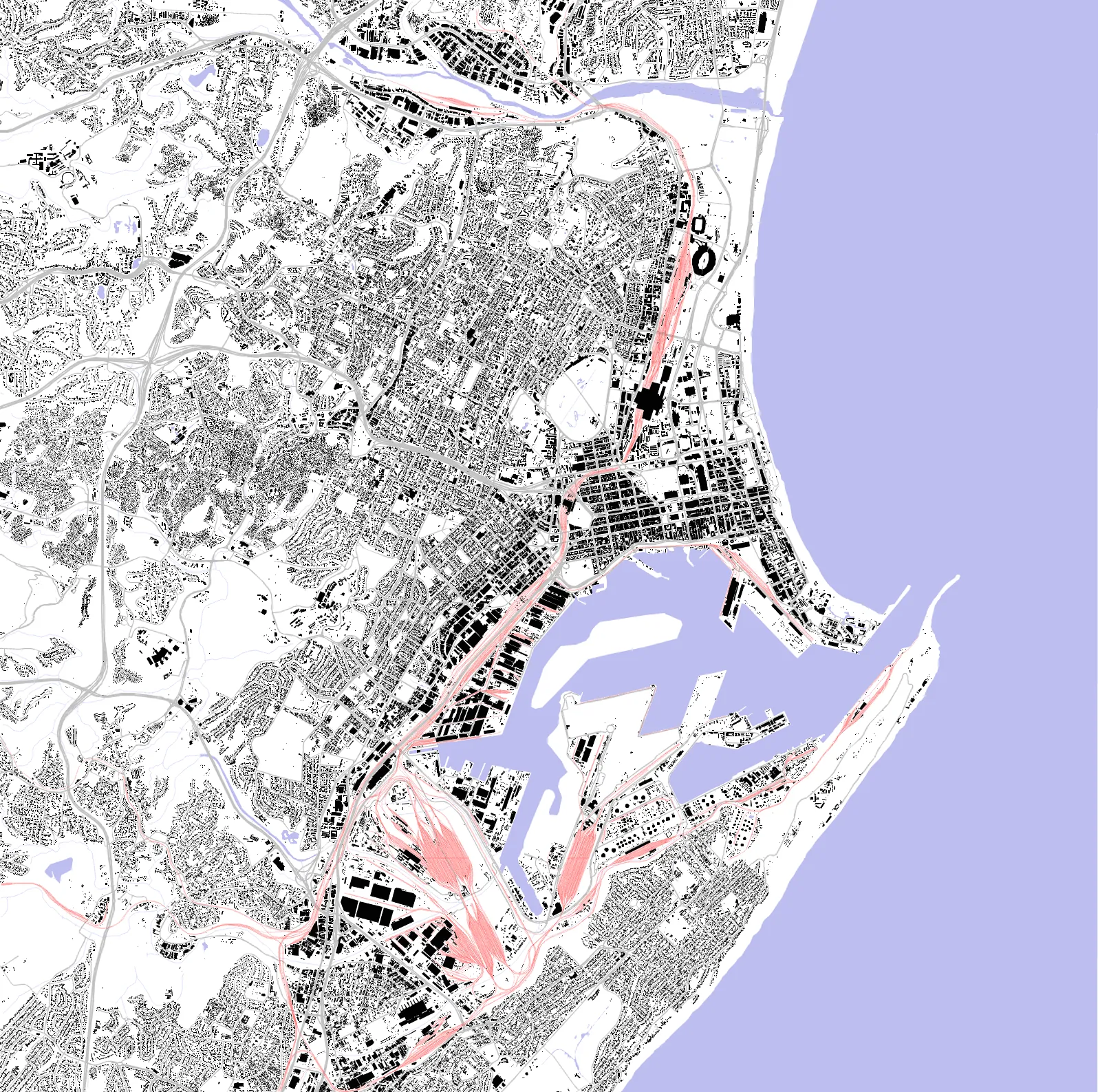 Durban Schwarzplan