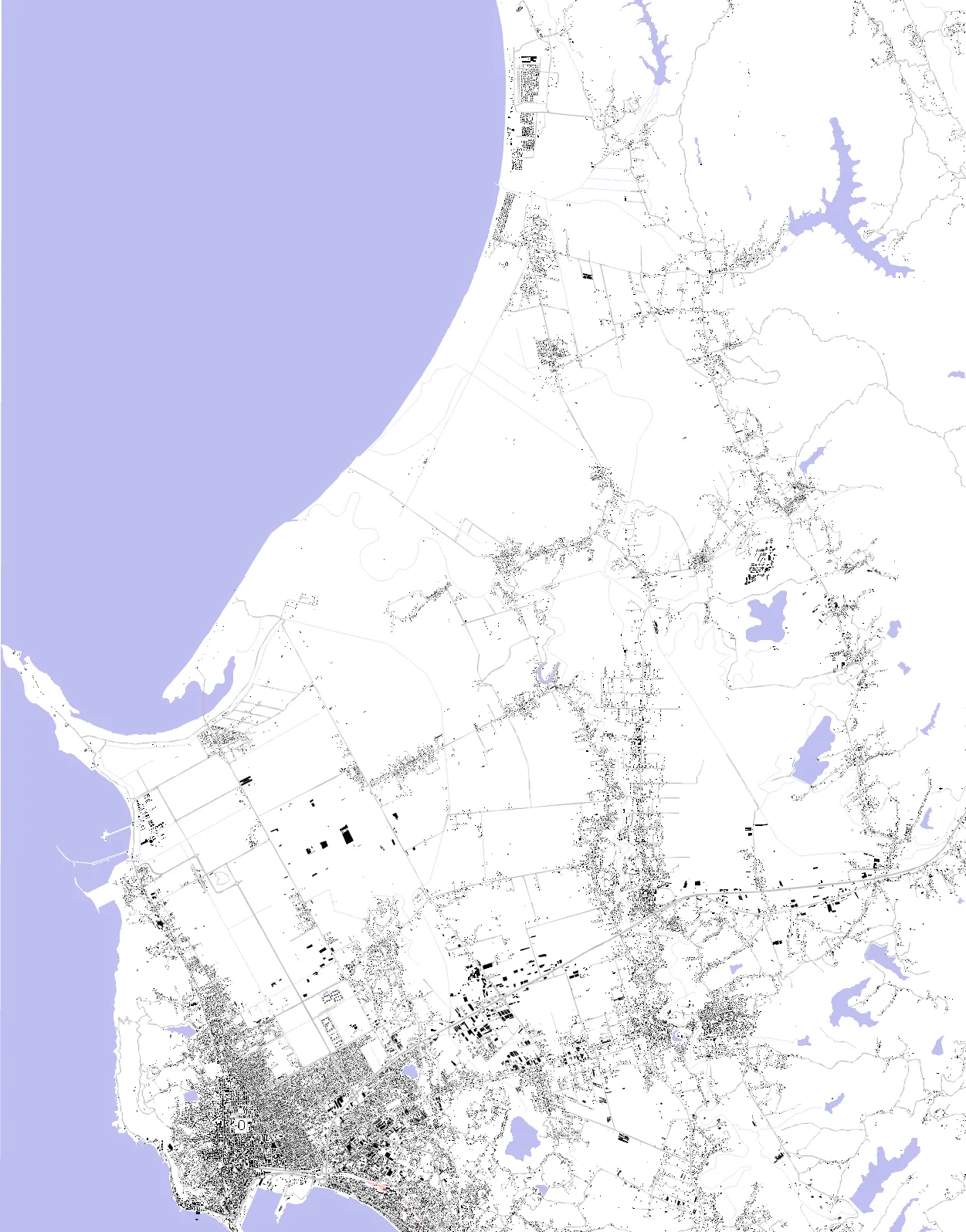 Durrës figure ground plan