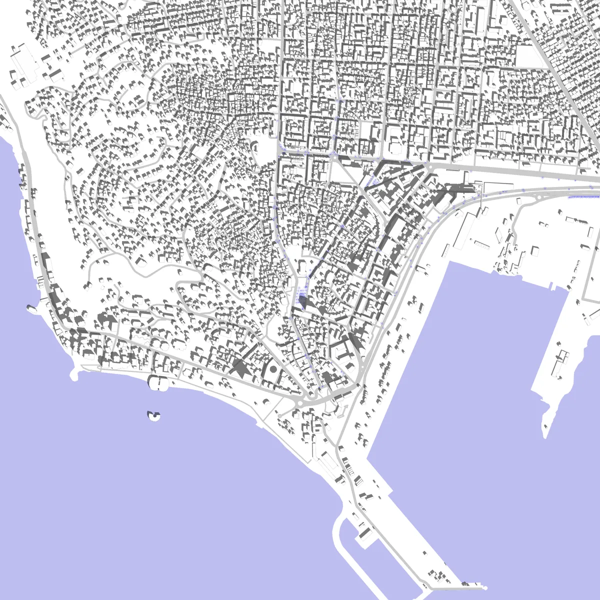 Durrës site plan (2.5 km)