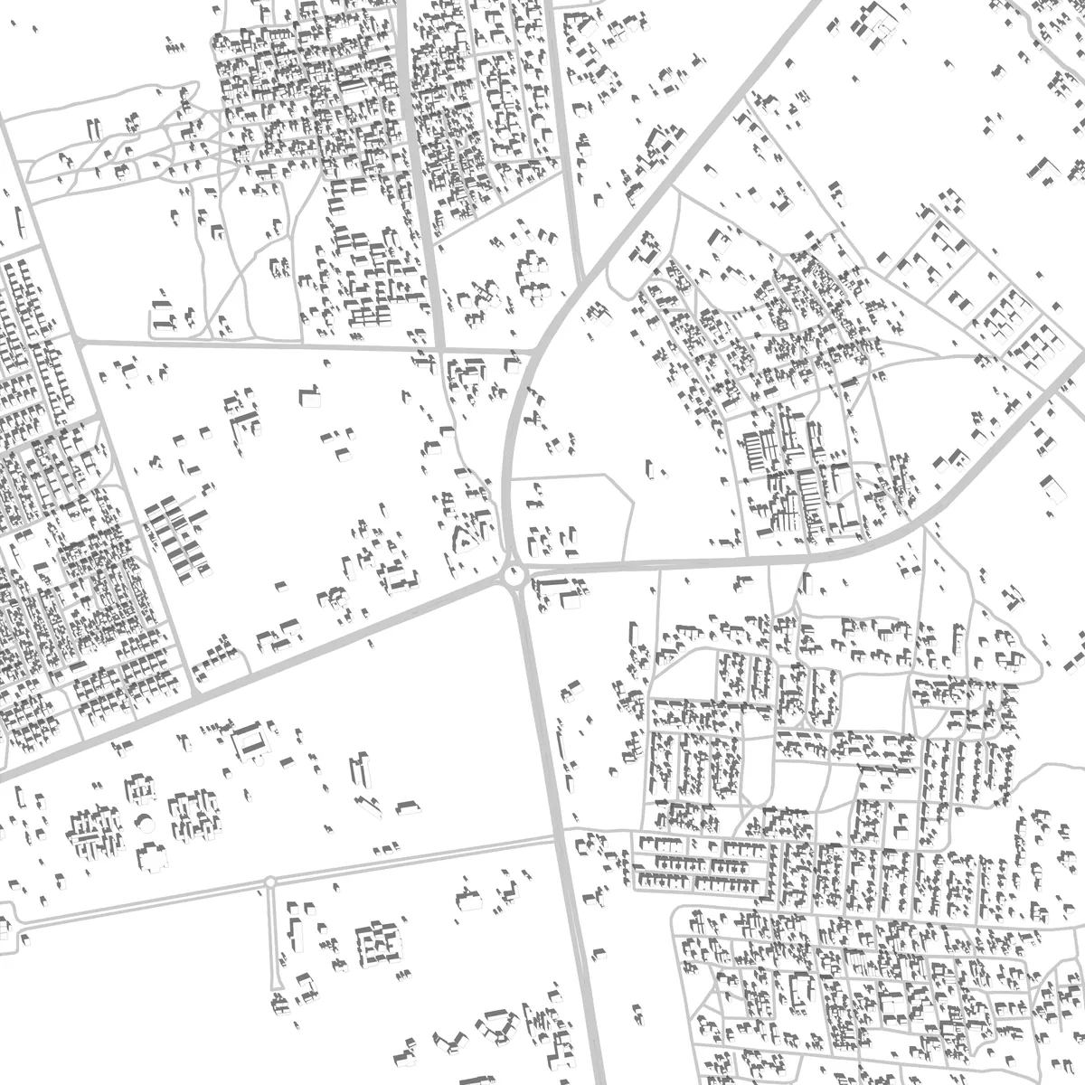 Dutse Lageplan (2,5 km)
