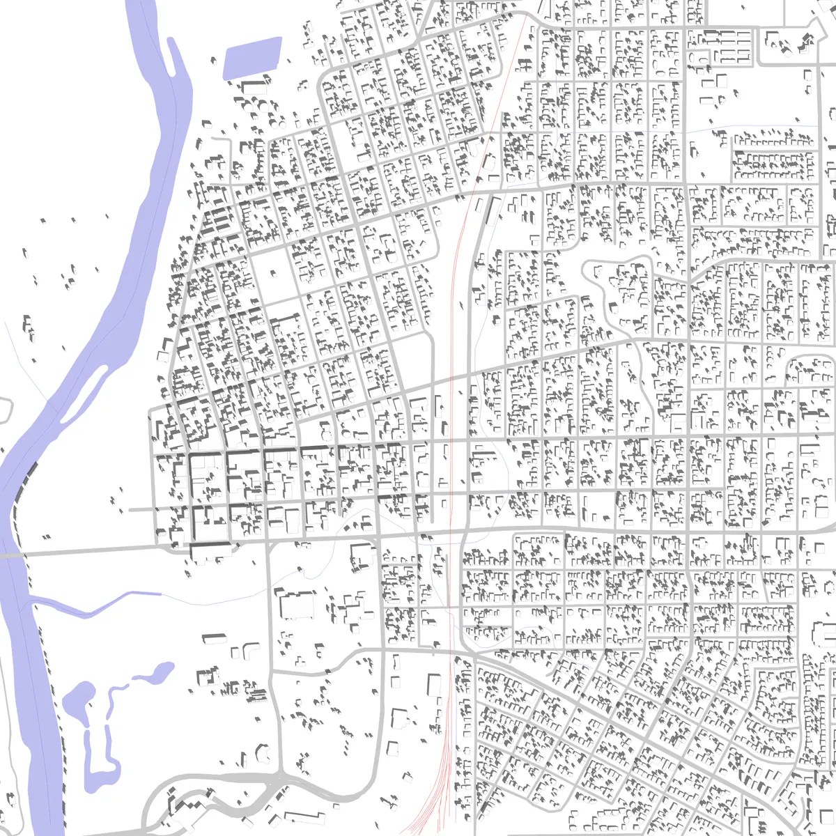 Eagle Pass Lageplan (2,5 km)