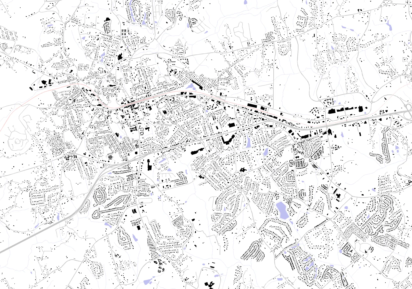 Easley figure ground plan