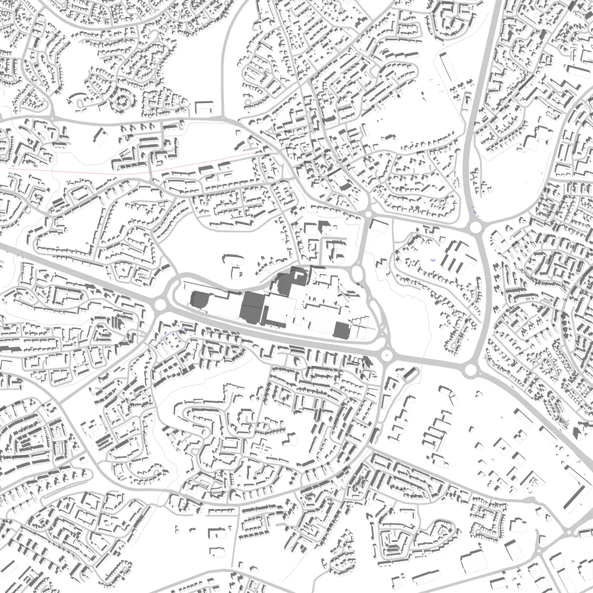 East Kilbride site plan (2.5 km)