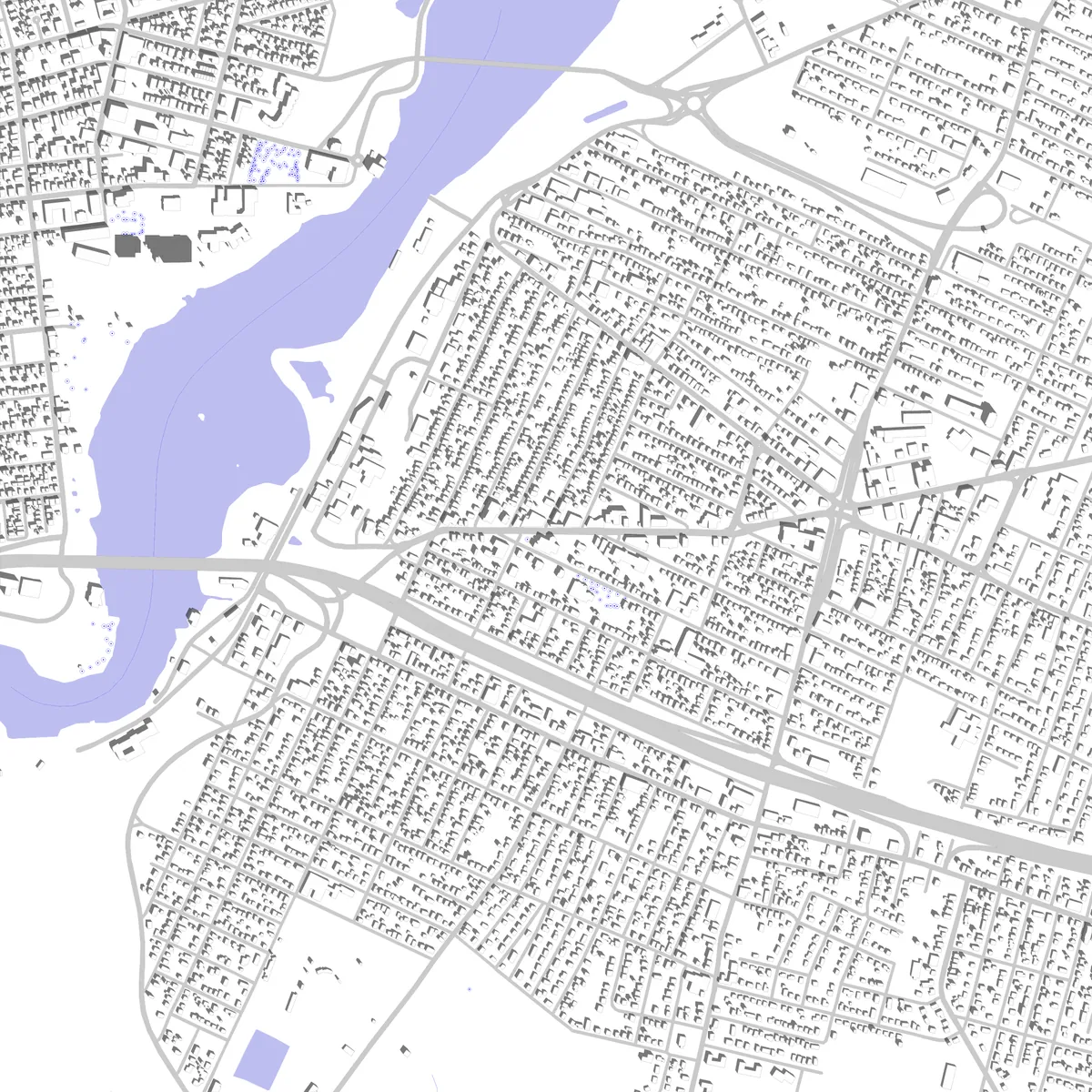 East Providence site plan (2.5 km)