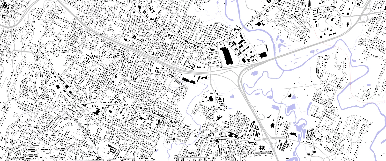 East Ridge figure ground plan