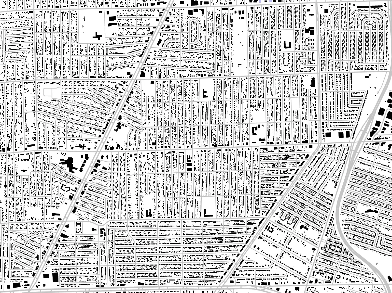 Eastpointe figure ground plan