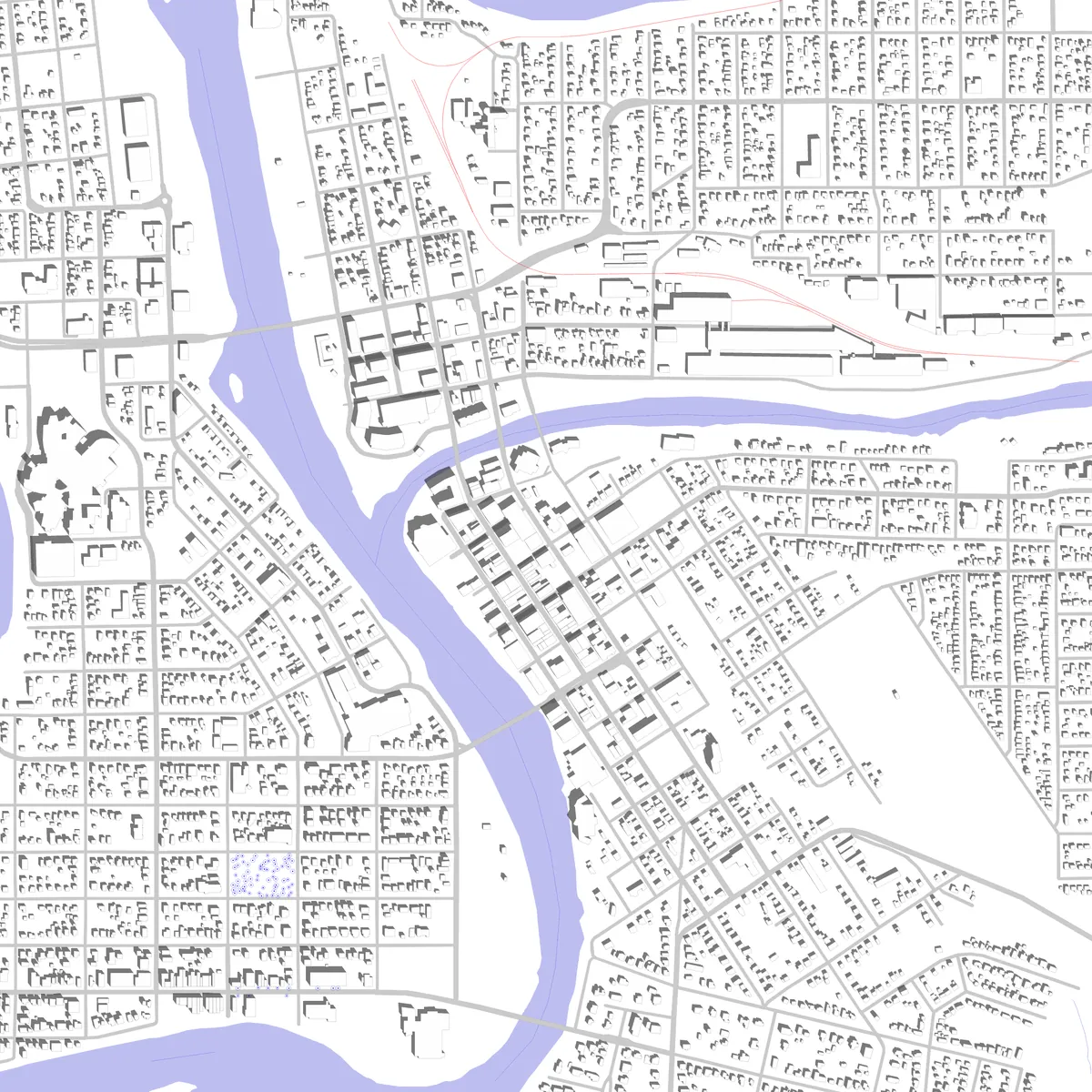 Eau Claire site plan (2.5 km)
