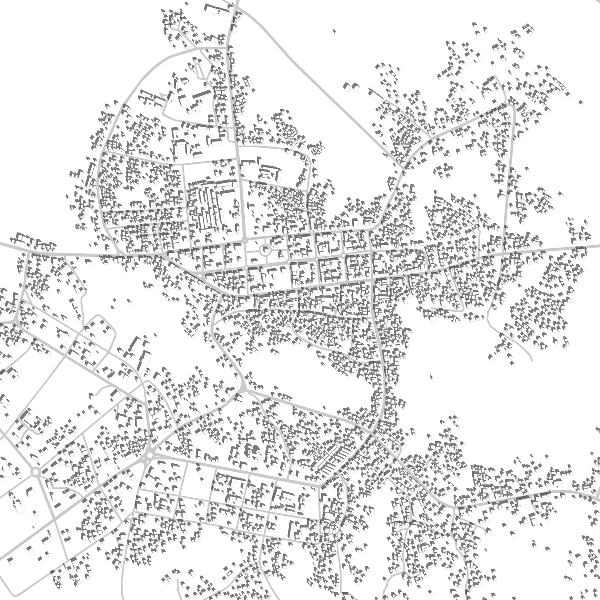 Ebebiyín site plan (2.5 km)
