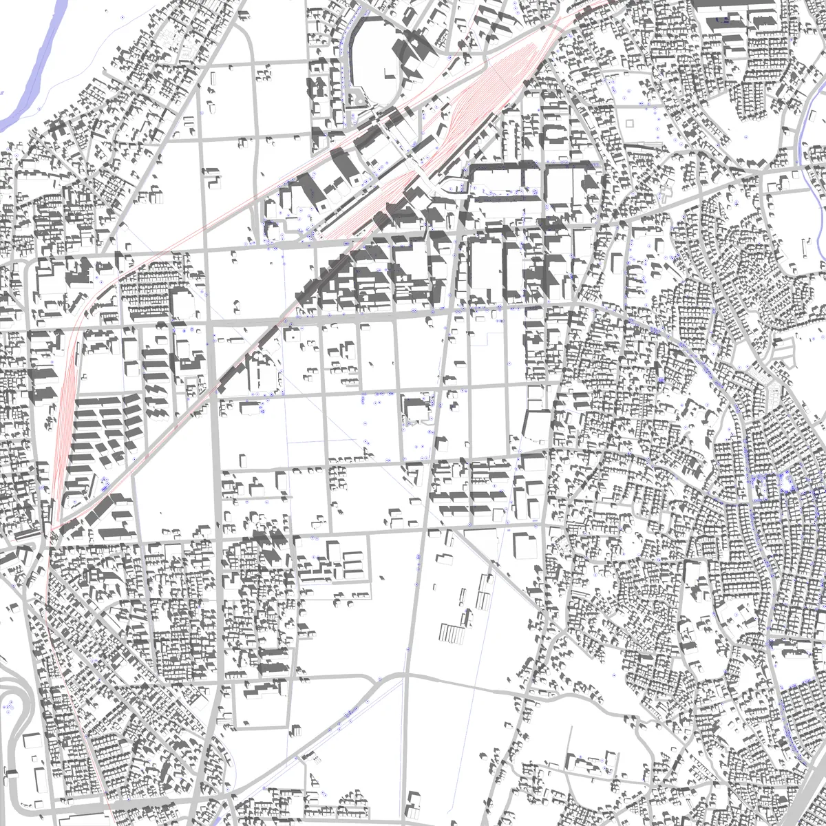 Ebina Lageplan (2,5 km)