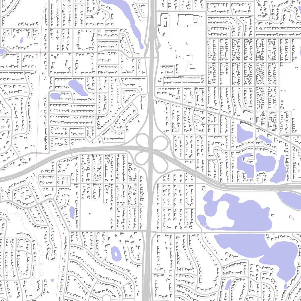 Edina Lageplan (2,5 km)