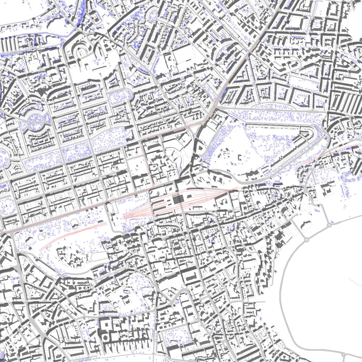 Edinburgh site plan (2.5 km)