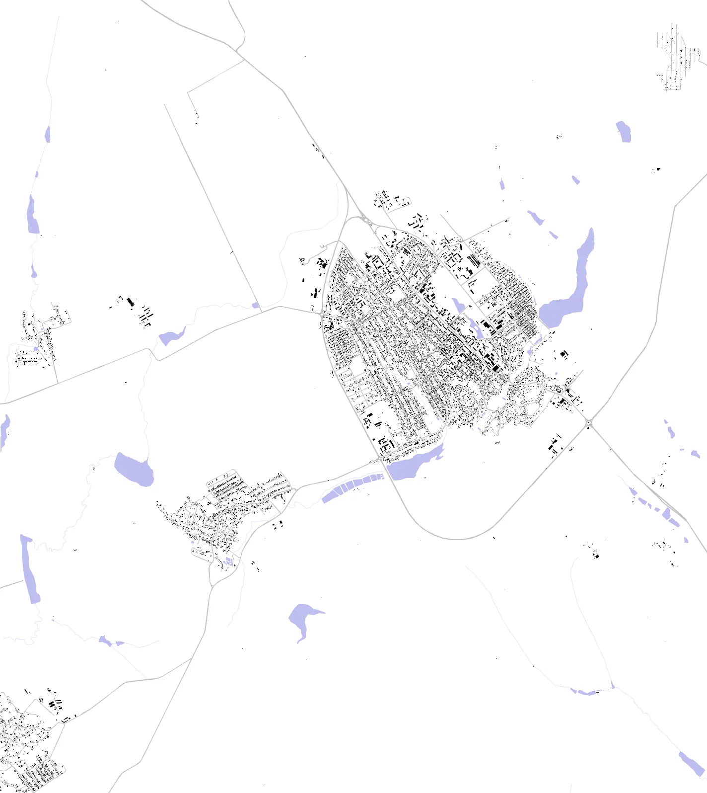 Edineț figure ground plan