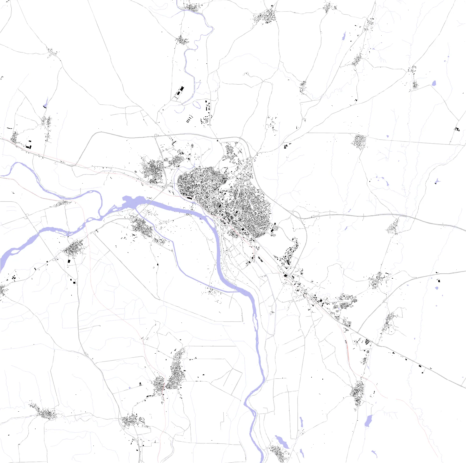 Edirne Schwarzplan