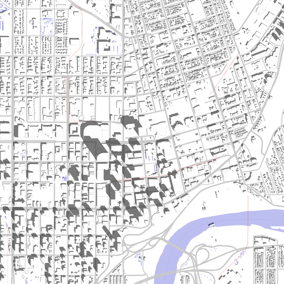 Edmonton site plan (2.5 km)