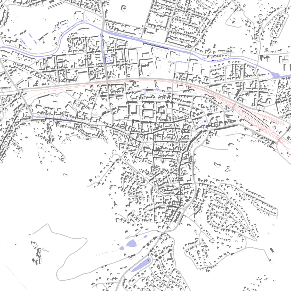 Eisenach Lageplan (2,5 km)