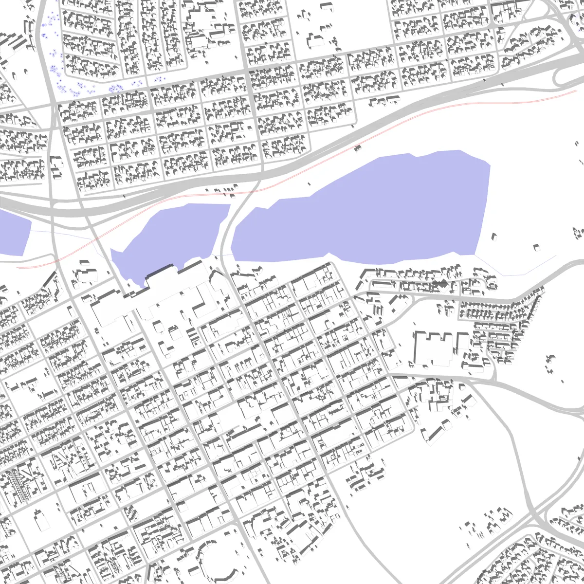 Ekurhuleni site plan (2.5 km)