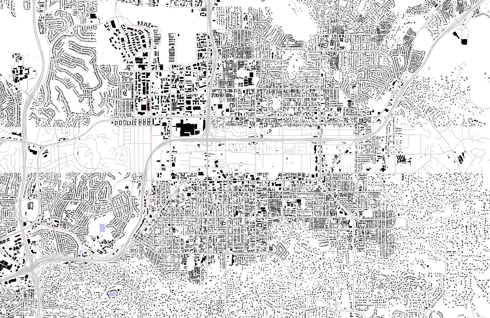 El Cajon figure ground plan