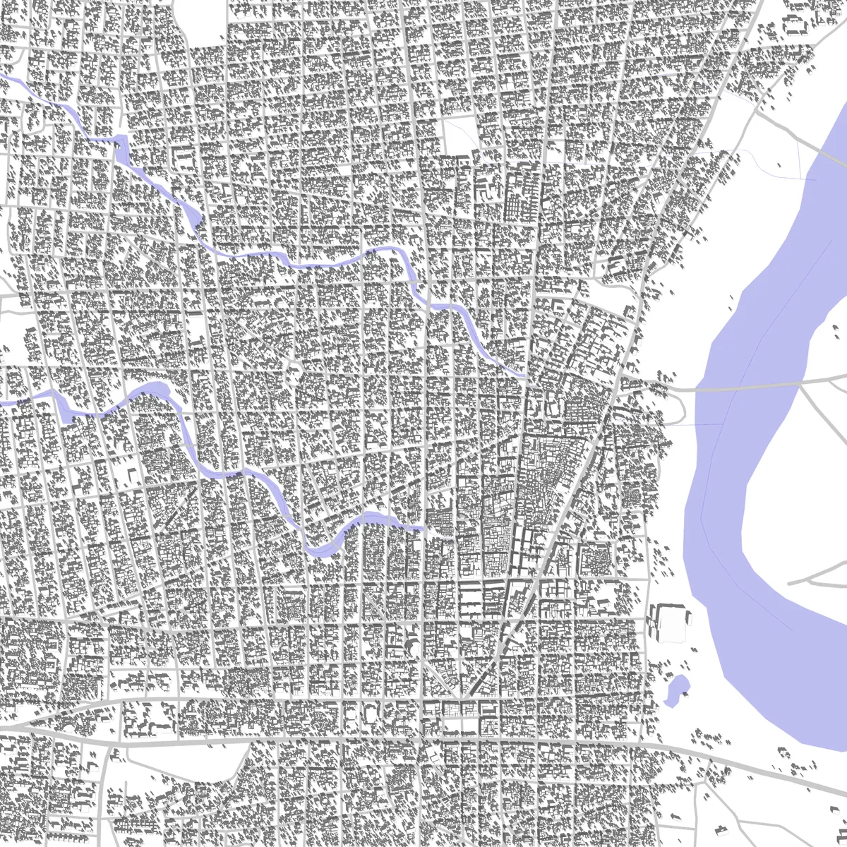 El Geneina site plan (2.5 km)