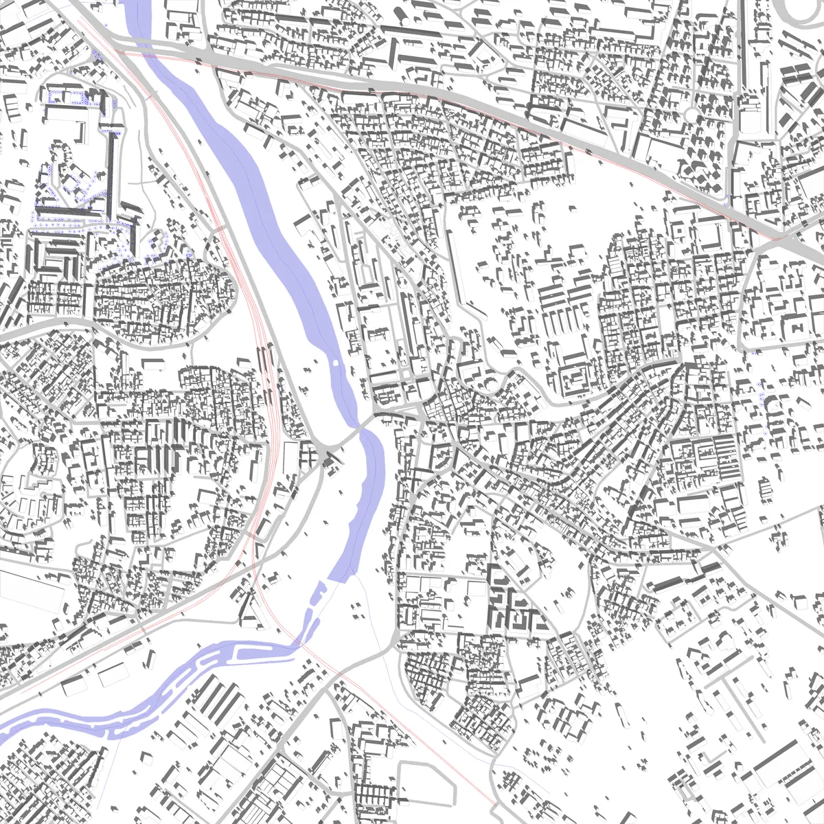 El Harrach site plan (2.5 km)