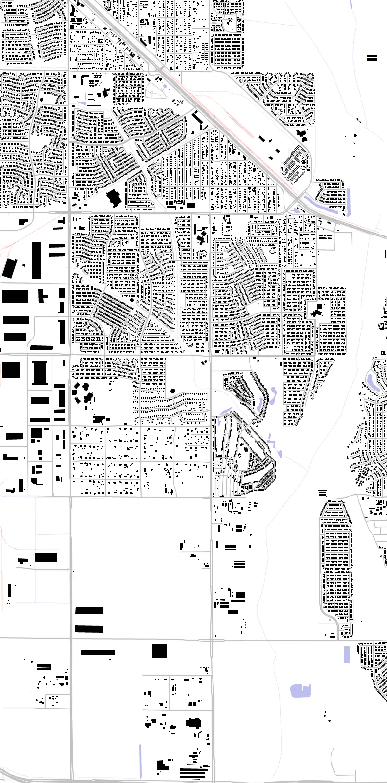 El Mirage figure ground plan
